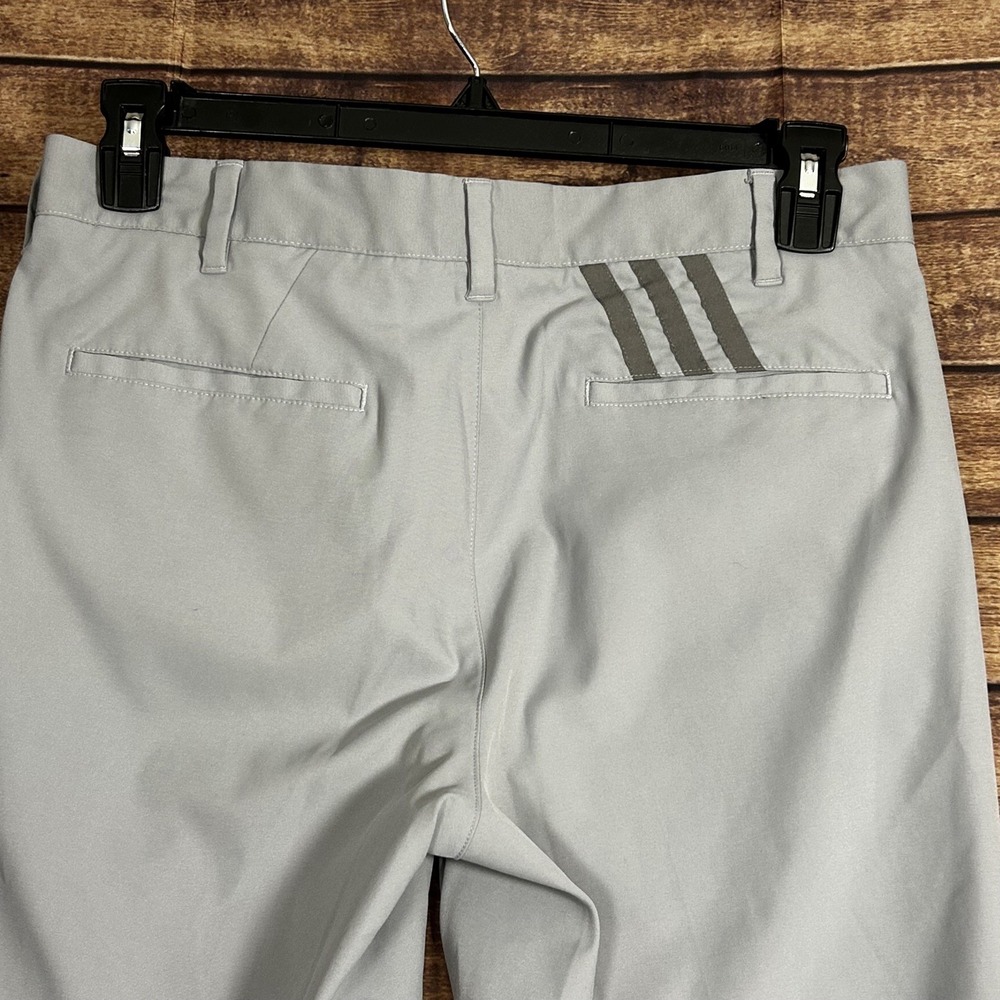 Adidas Golf Mens 32x34 Gray Ultimate Straight Leg Stretch Lightweight Pants - Picture 8 of 8
